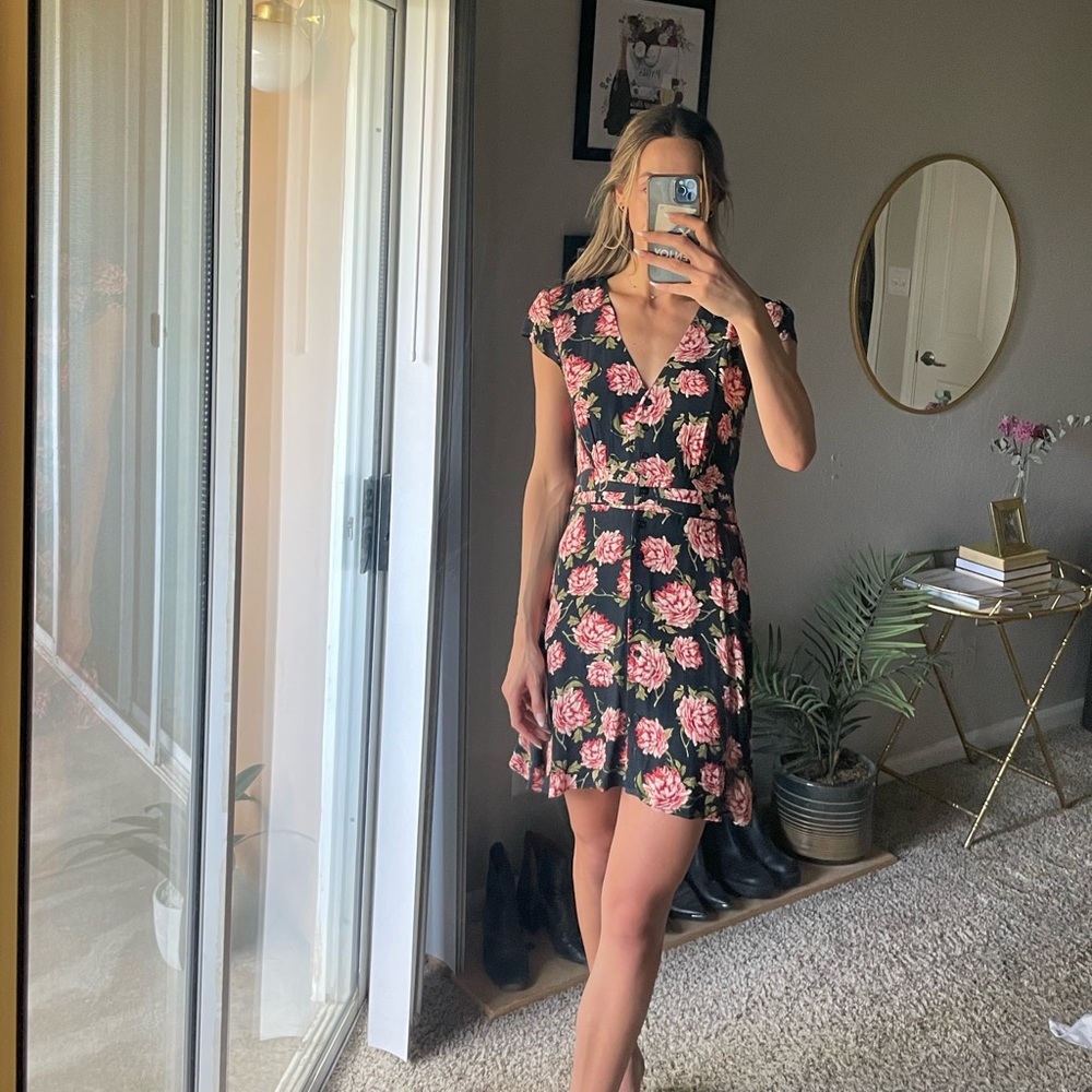 Topshop Floral Dress///